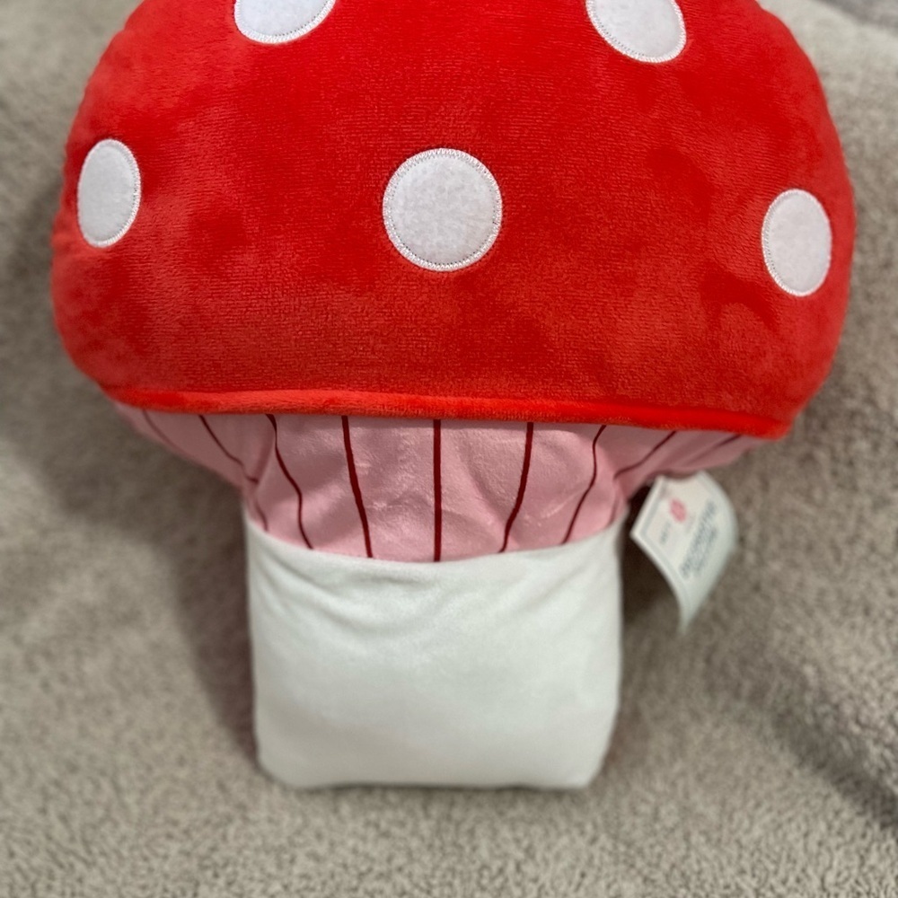 Cute Plush pillow Set - Strawberry, Mushroom, and alien space ship. - Picture 3 of 4